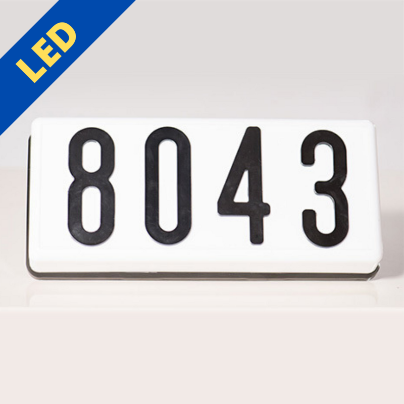 PLHN6LEDN - LED Complete Address Sign - 6" numbers