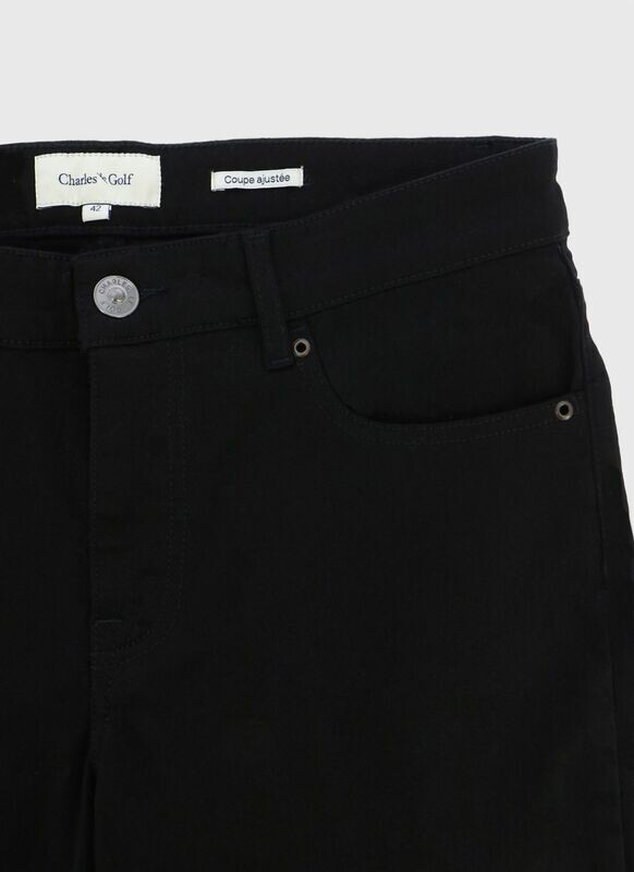 JEANS CHARLES LE GOLF SURTEINT NOIR POUR HOMME À NICE