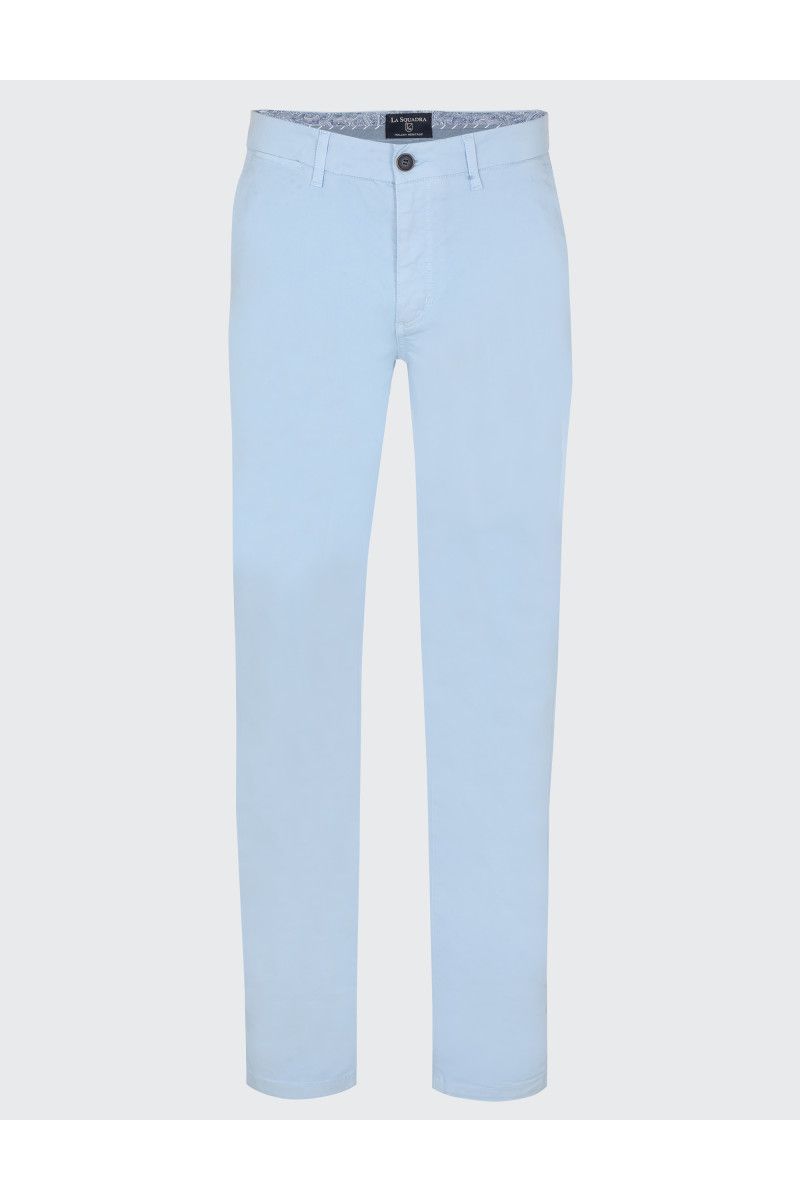 PANTALON CHINO SLIM BLEU CIEL STRETCH LA SQUADRA