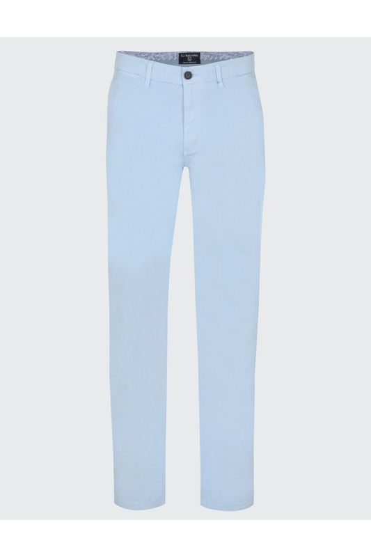 PANTALON CHINO SLIM BLEU CIEL STRETCH LA SQUADRA