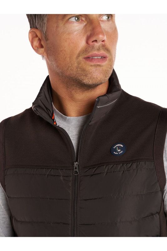 Veste matelassée choco sans manches La Squadra
