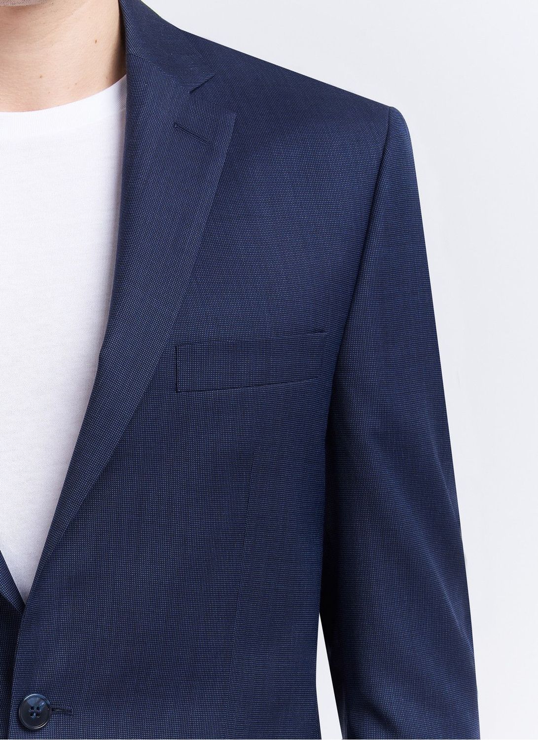 Costume regular fit Cloth Ermenegildo Zegna bleu roi