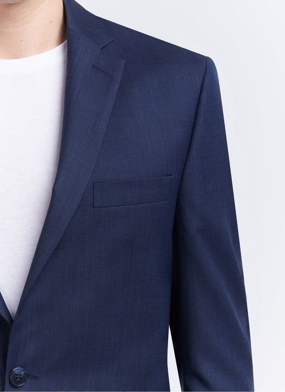 Costume regular fit Cloth Ermenegildo Zegna bleu roi