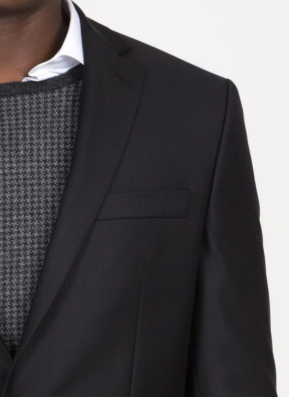 Costume Regular Fit Cloth Ermenegildo Zegna noir