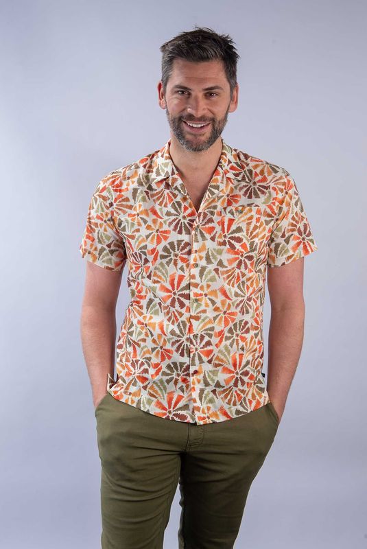 ​Chemisette en Voile de coton slim fit La Cible Rouge