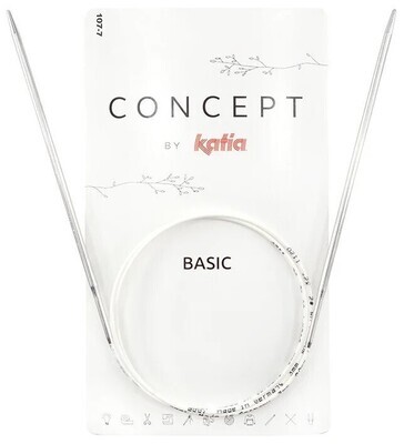 Спицы круговые супергладкие CONCEPT BY KATIA Basic 60 см