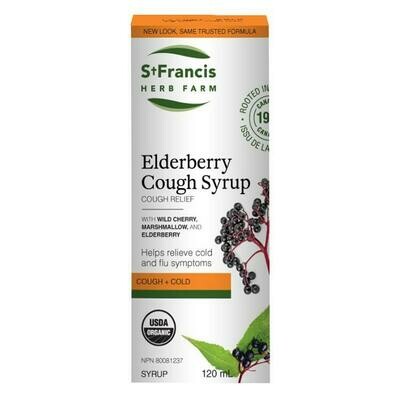 709102 St. Francis Herb Farm - Elderberry Cough Syrup - 120ml