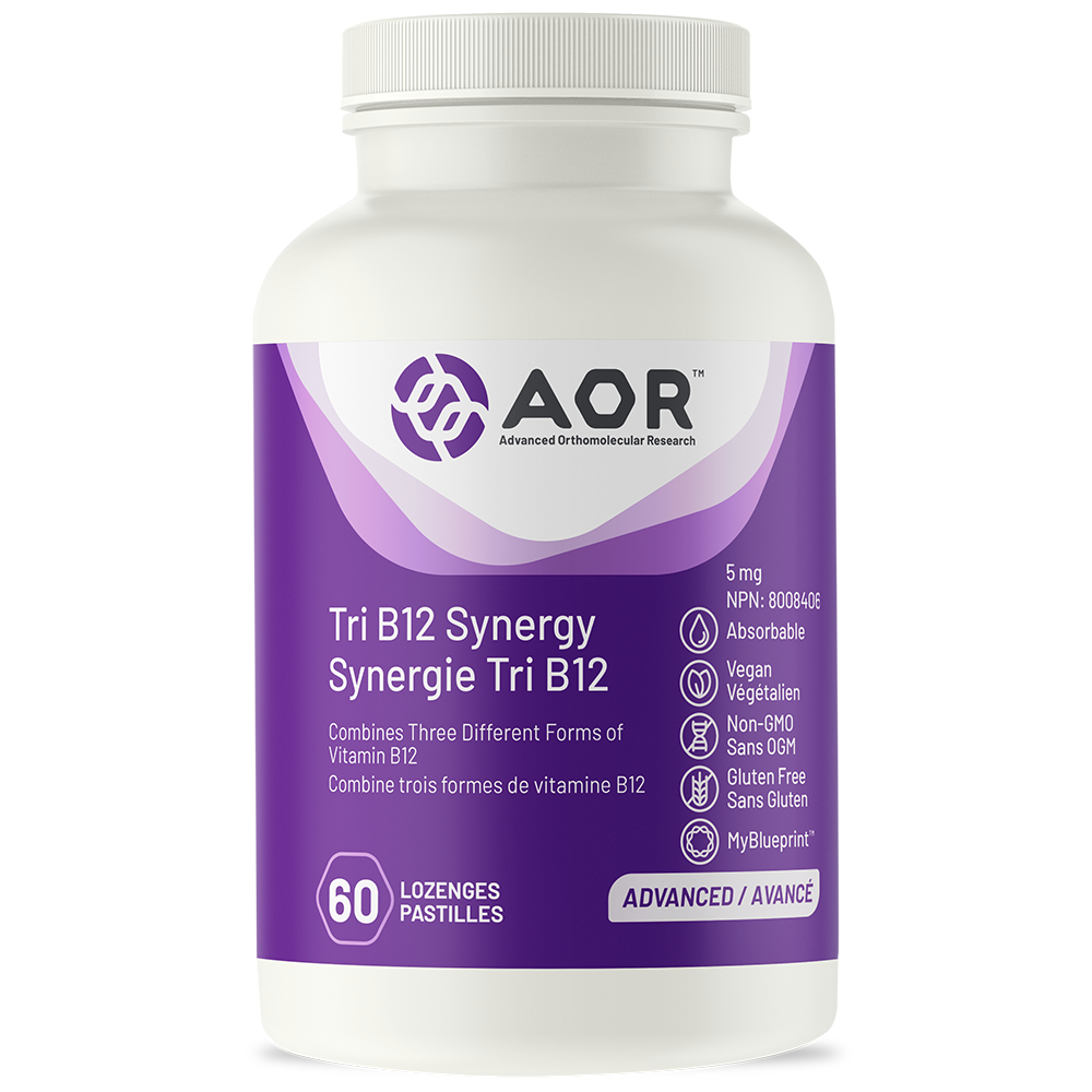 AOR - Tri B12 Synergy - 60 Lozenges