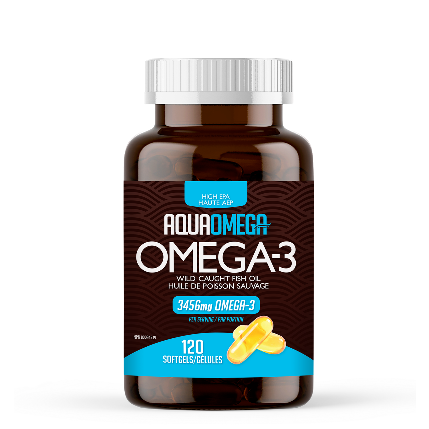 656300 AquaOmega - High EPA Omega 3 - 120 Softgels