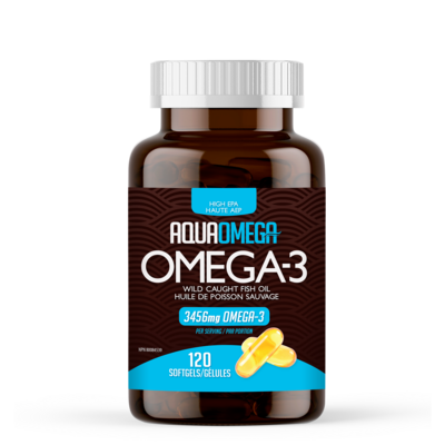 656300 AquaOmega - High EPA Omega 3 - 120 Softgels