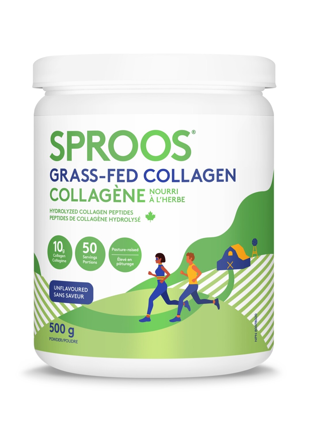 791140 Sproos - Grass Fed Collagen - 500G