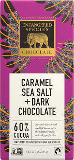 Endangered Species - Dark Chocolate with Caramel &amp; Sea Salt 