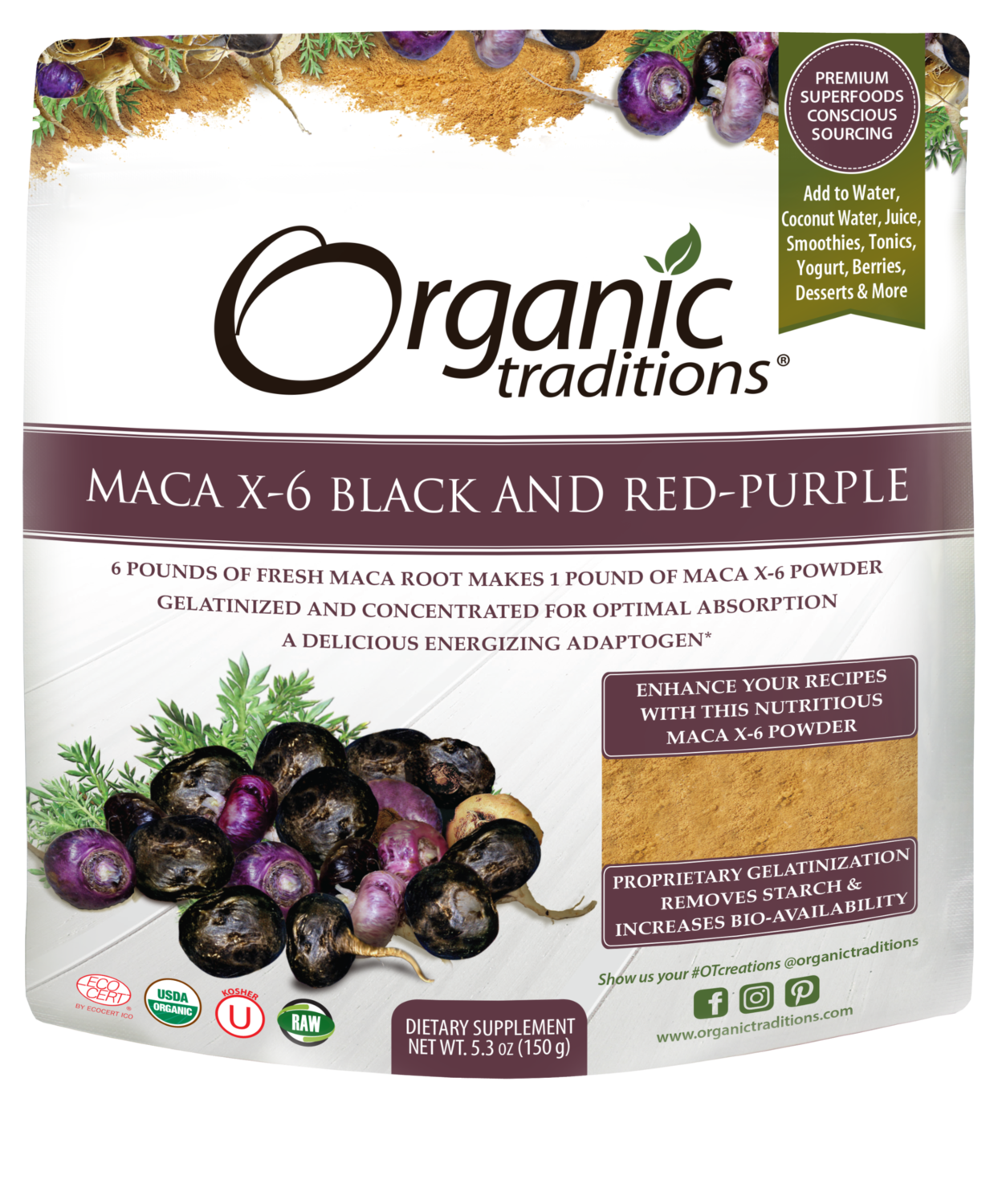 690069 Organic Traditions - Maca Powder