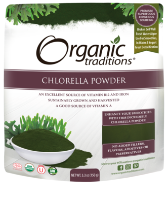 690027 Organic Traditions - Chlorella Powder (150g)