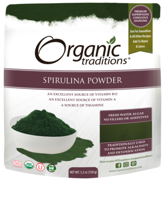 Organic Traditions - Spirulina Powder 
