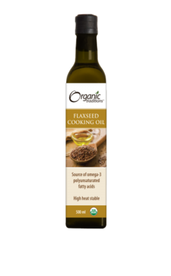 Organic Traditions - Flaxseed Cooking Oil - 500 ml