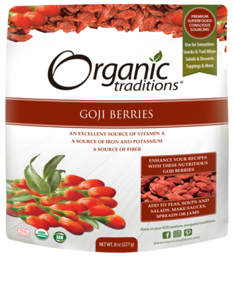 690087 Organic Traditions - Goji Berries - 227g