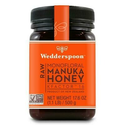 825135 Wedderspoon - Manuka Honey - KFACTOR 16 - GLASS JAR