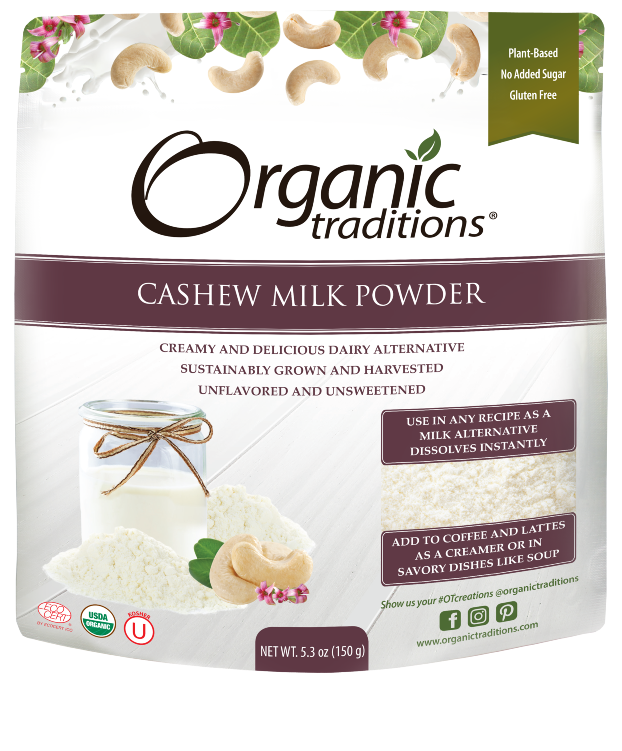 690205 Organic Traditions - Cashew Milk Powder