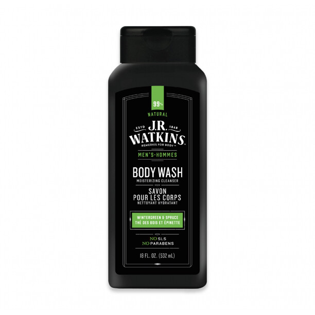 390500 JR Watkins - Body Wash - Men&#39;s - Wintergreen &amp; Spruce