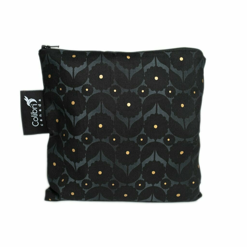 Colibri - Large Snack Bag (Midnight Flower)