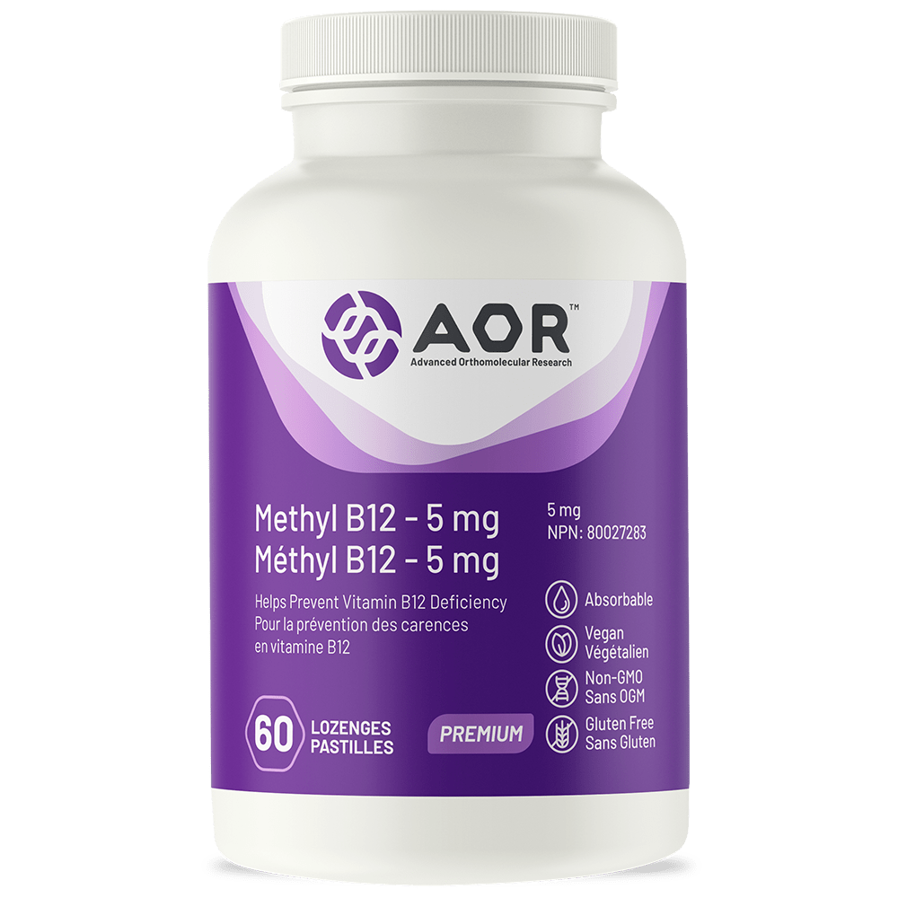 AOR - Methyl B12 - 5mg - 60 loz