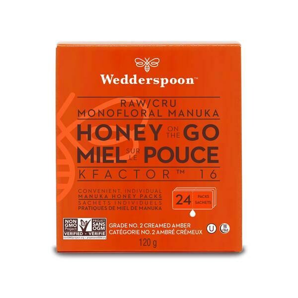 Wedderspoon - Honey on the Go- Kfactor 16 - 24 packs
