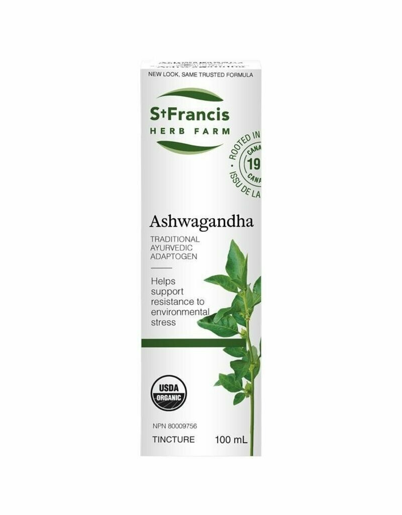 709855 St. Francis Herb Farm - Ashwagandha Tincture - 100ml
