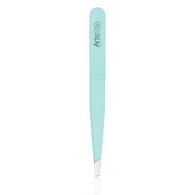 Atrestile - Tweezers - Slant Tip - Turquoise