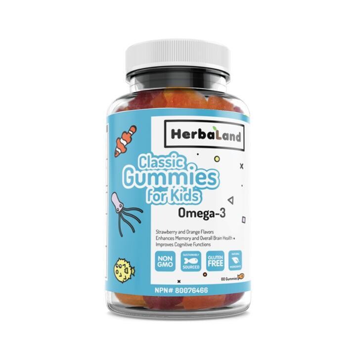 Herbaland - Omega-3 Kid&#39;s Gummies - 60