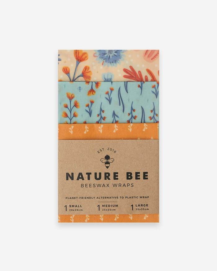 Nature Bee - Beeswax Wraps (Wildfower Variety)