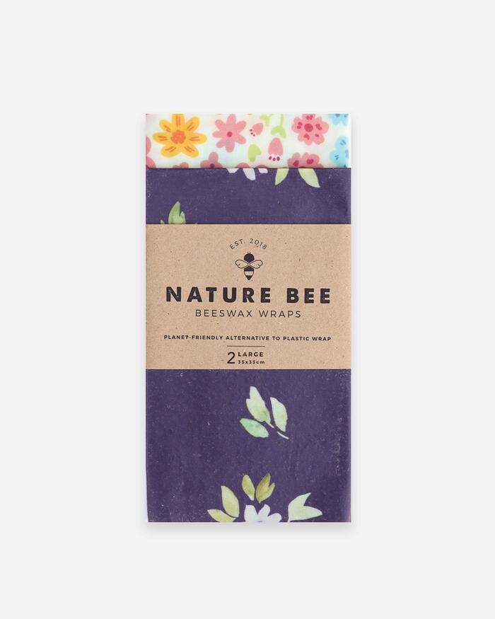 Nature Bee - Beeswax Wraps (Flowers Large)