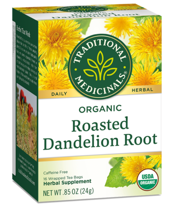 trd00760 Traditional Medicinals - Organic Roasted Dandelion Root