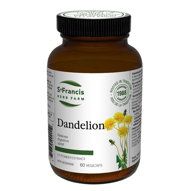 St. Francis Herb Farm - Dandelion (60 VegiCaps)