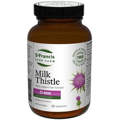 St. Francis Herb Farm - Milk Thistle - 60 Vegicaps