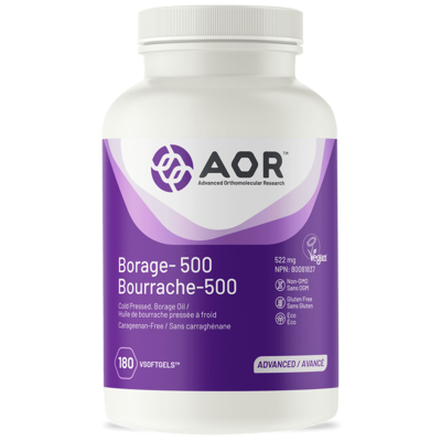 AOR - Borage -500 (180 Softgels) AOR - Borage -500 (180 Softgels)