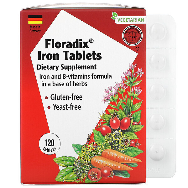 979205 Salus - Floradix Iron Tablets (120 tabs)