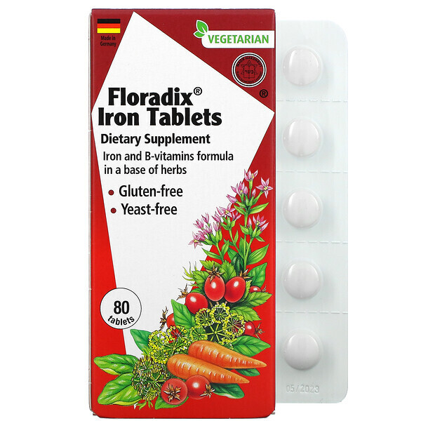 979200 Salus - Floradix Iron Tablets (80tabs)