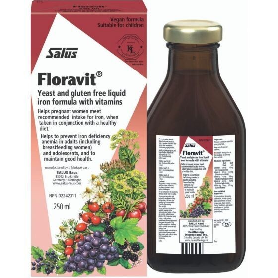 979120 Salus - Floravit Liquid Iron Vegan (250ml)