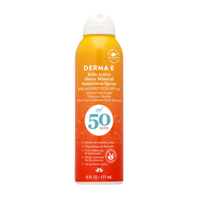 Derma E - SPF 50 Mineral Sunscreen Kids Spray (177ml)