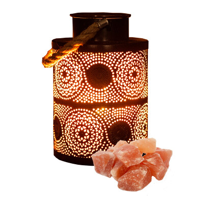 Agra - Himalyan Salt Lamp + Oil Diffuser