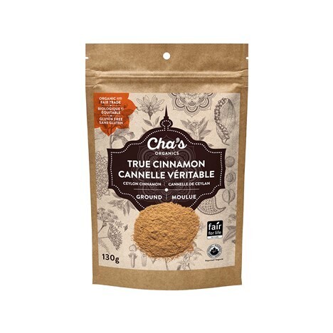 Cha's Organics - True Cinnamon 130g Cha's Organics - True Cinnamon 130g