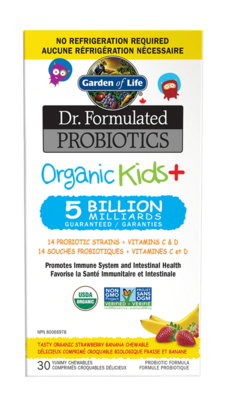 Garden of Life - Organic Kids Probiotics 5 Billion (Strawberry Banana)