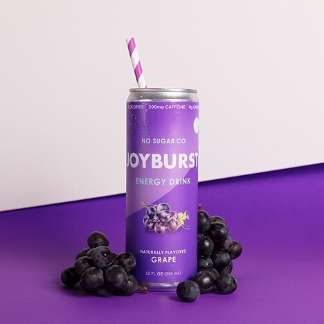 9108150JOYBURST - Energy Drink (Grape) 355g