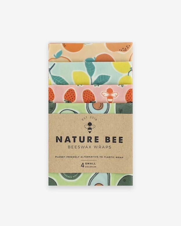 Beeswax Wraps - 4 Small (Food Series)