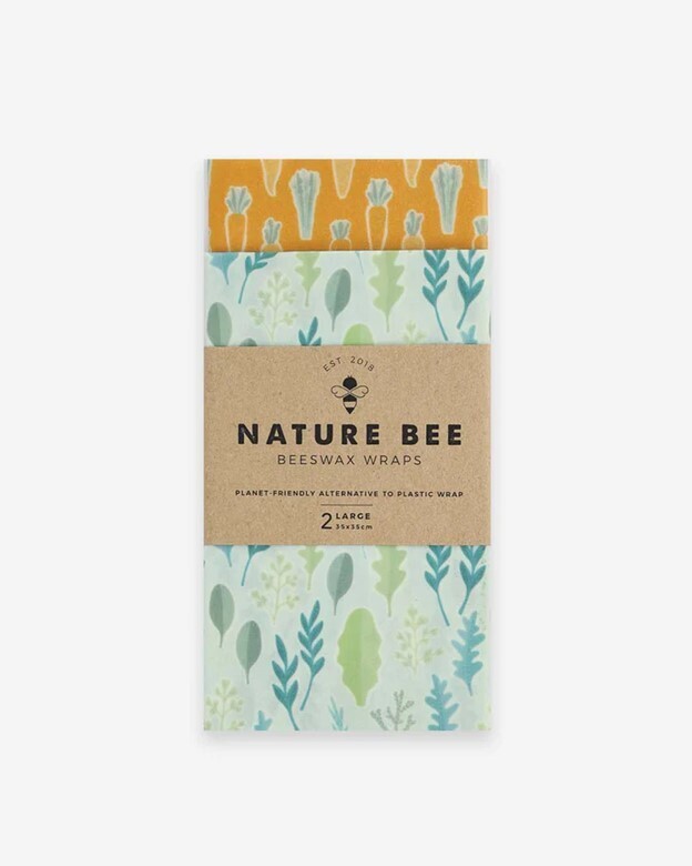 Beeswax Wraps - 2 Large (Food Series)