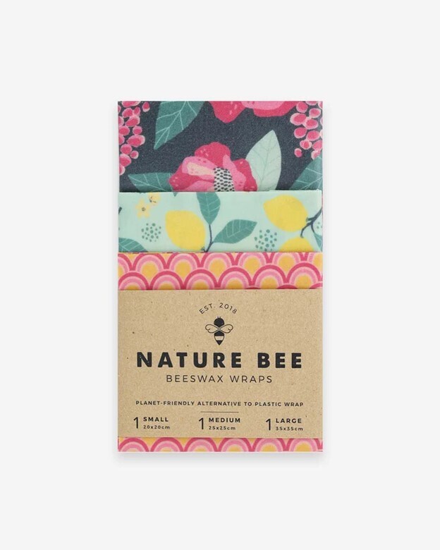 Beeswax Wraps - Variety Pack (Pink Lemonade) Beeswax Wraps - Variety Pack (Pink Lemonade)
