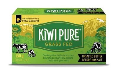 Kiwi Pure - Unsalted Butter - Grass Fed