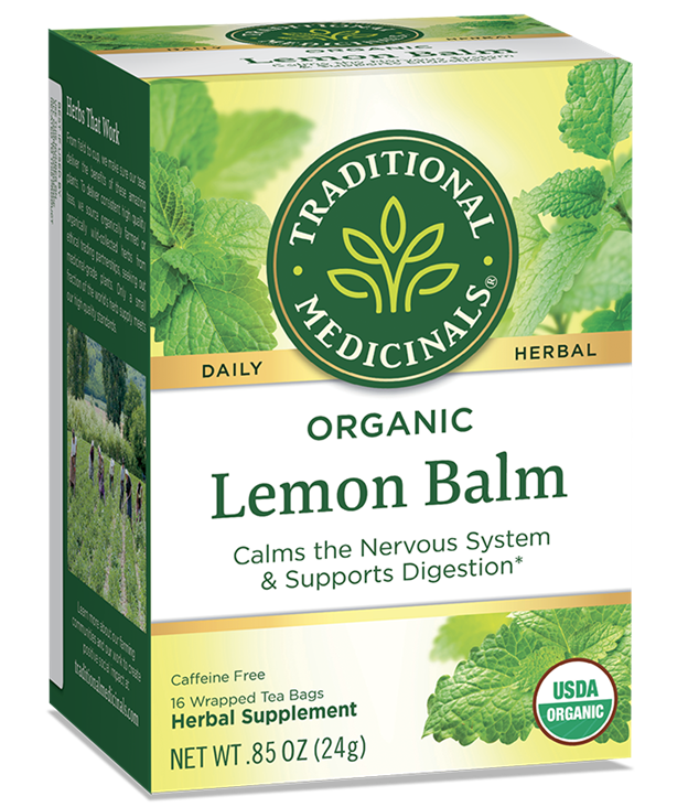 trd00752 Traditional Medicinals - Organic Lemon Balm trd00752 Traditional Medicinals - Organic Lemon Balm