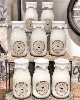 milk barn candles- bottle